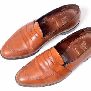 Allen Edmonds walnut calf Westchester loafers 13D